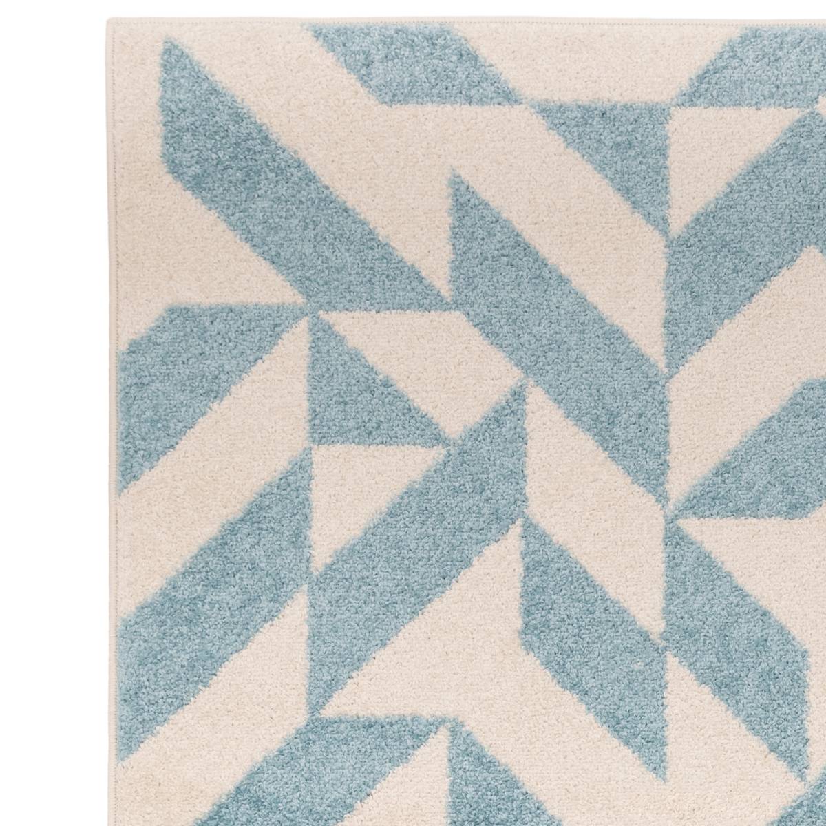 Muse Blue Shapes Rug