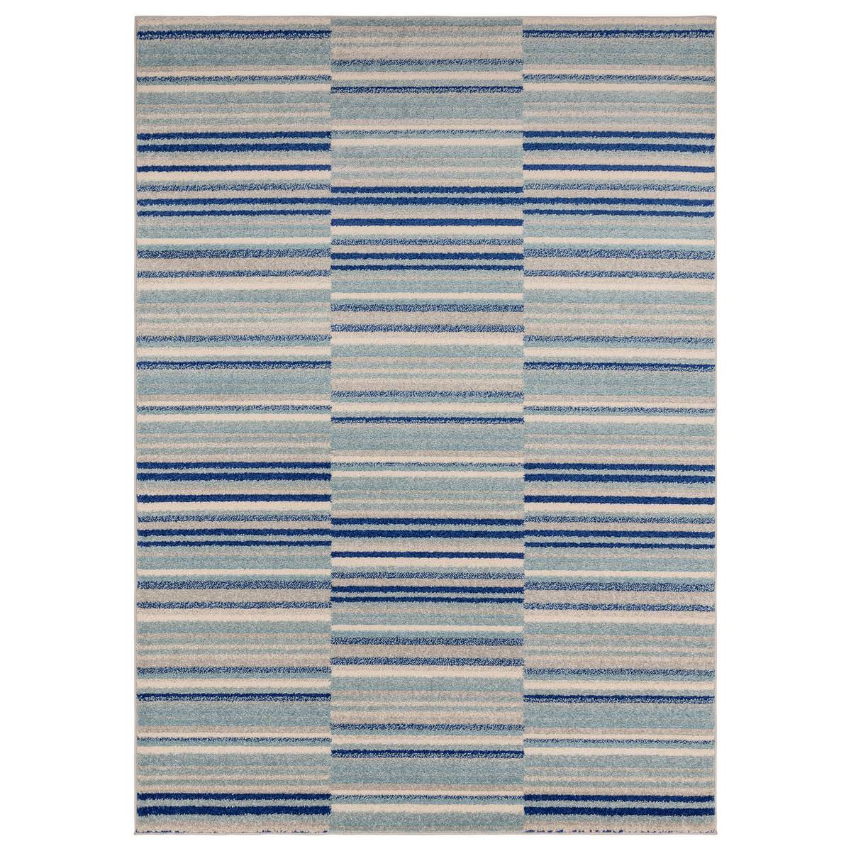 Muse Blue Stripe Rug
