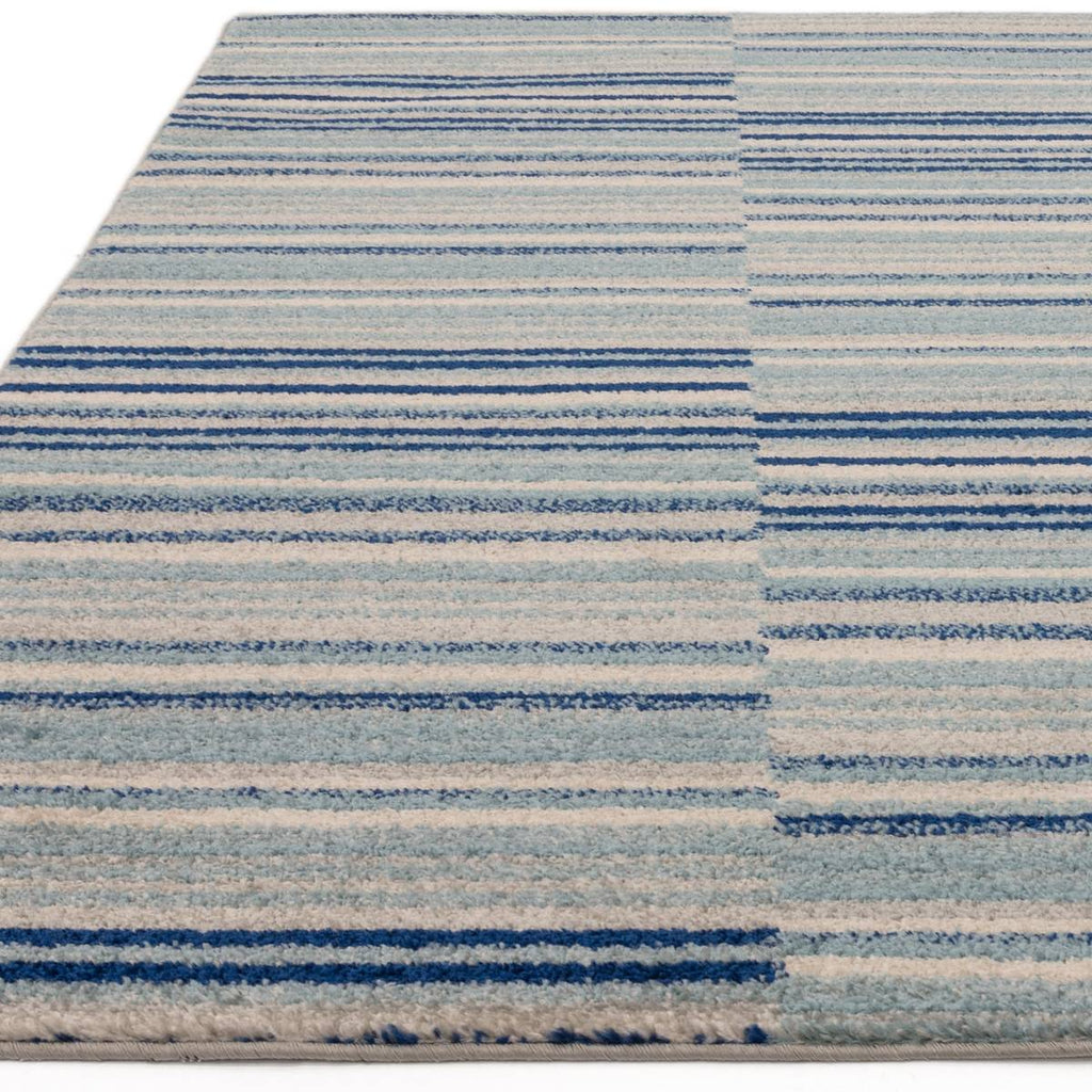 Muse Blue Stripe Rug
