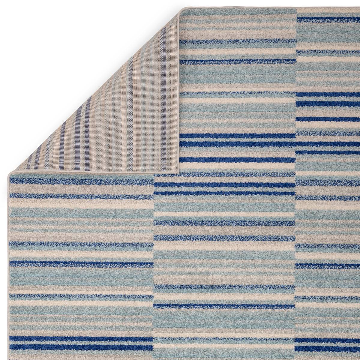 Muse Blue Stripe Rug