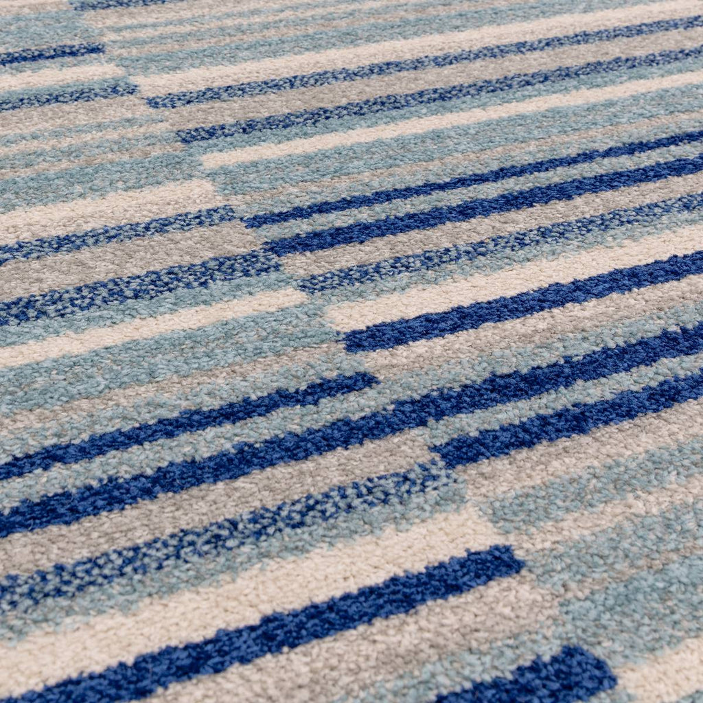 Muse Blue Stripe Rug