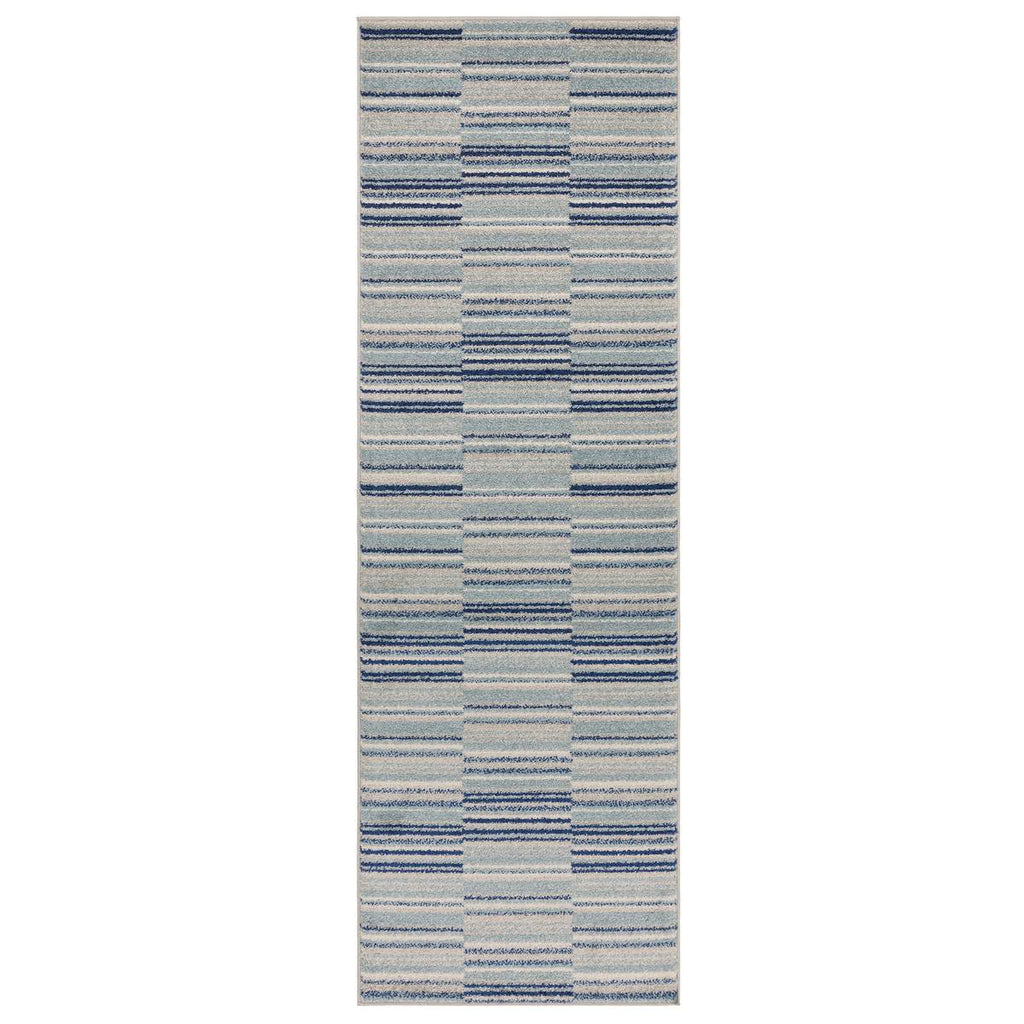 Muse Blue Stripe Rug