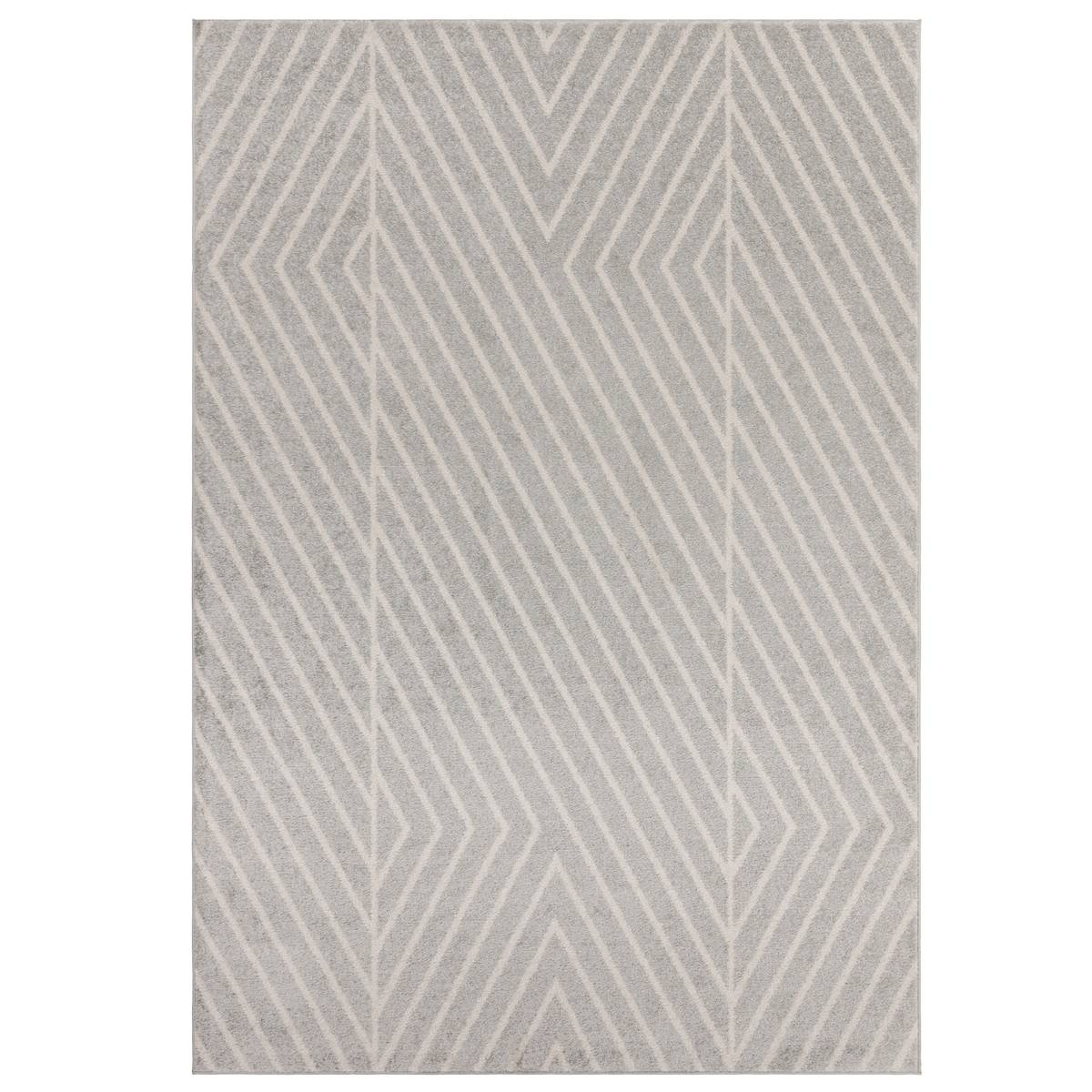Muse Grey Linear Rug