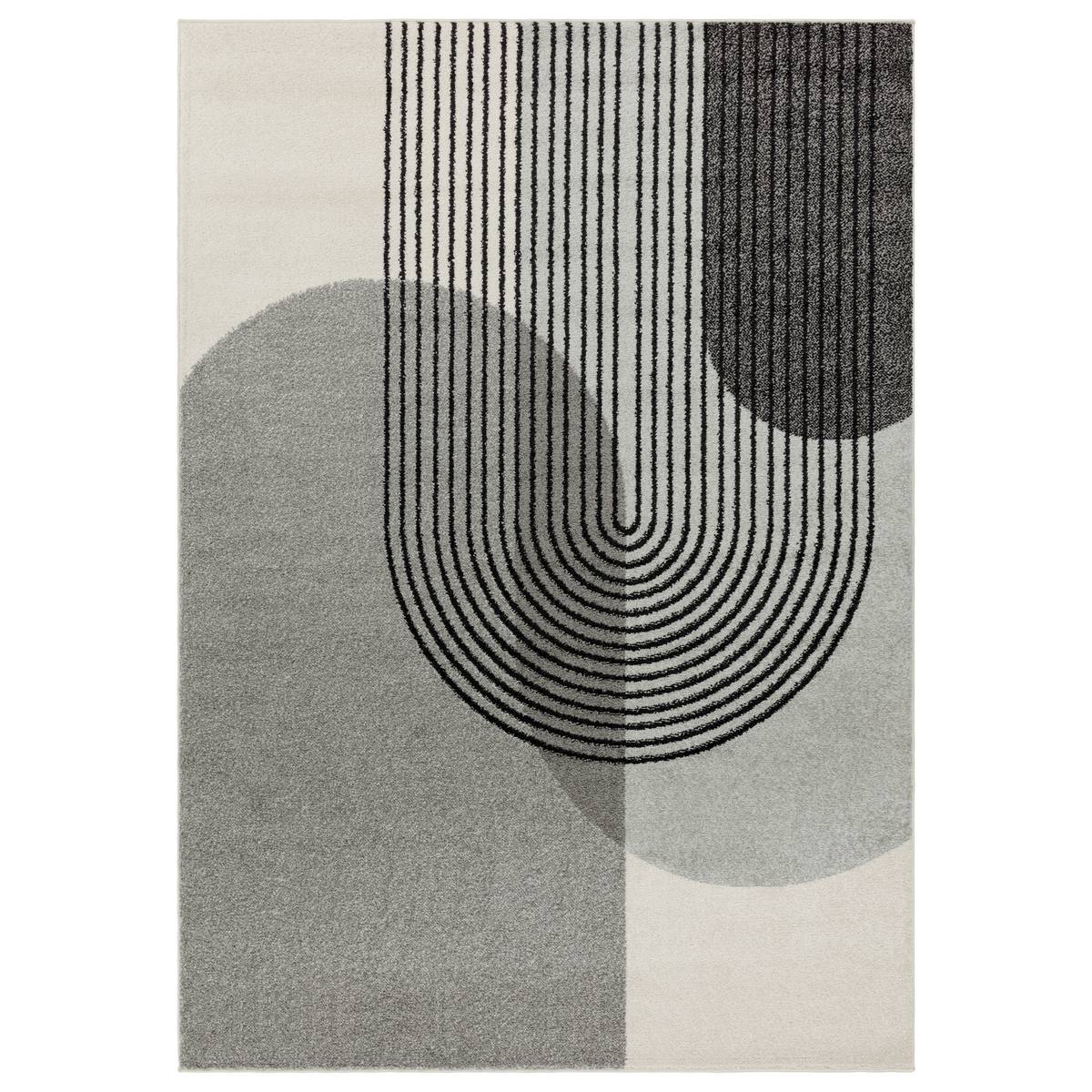 Muse Grey Retro Rug