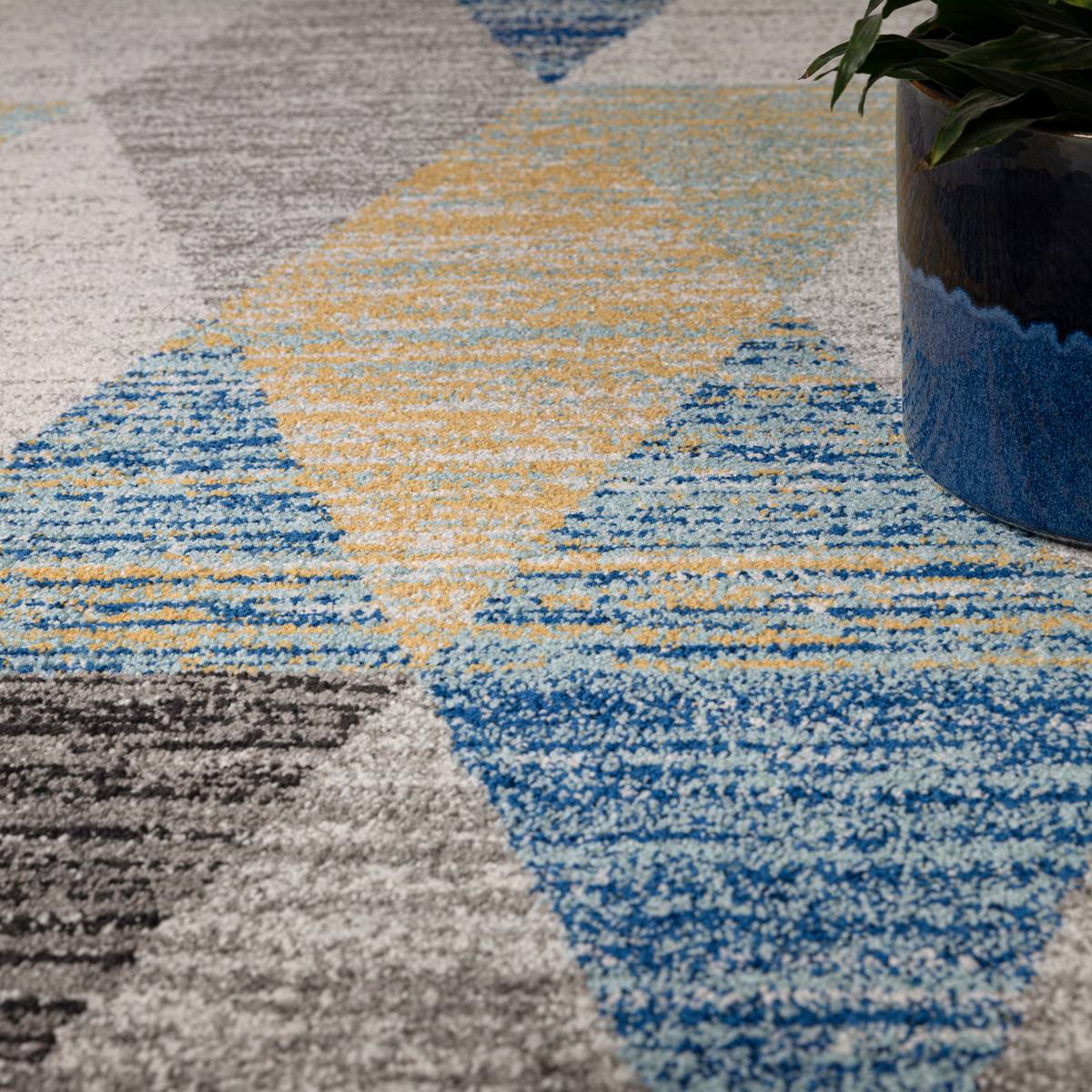 Muse Harlequin Blue Rug