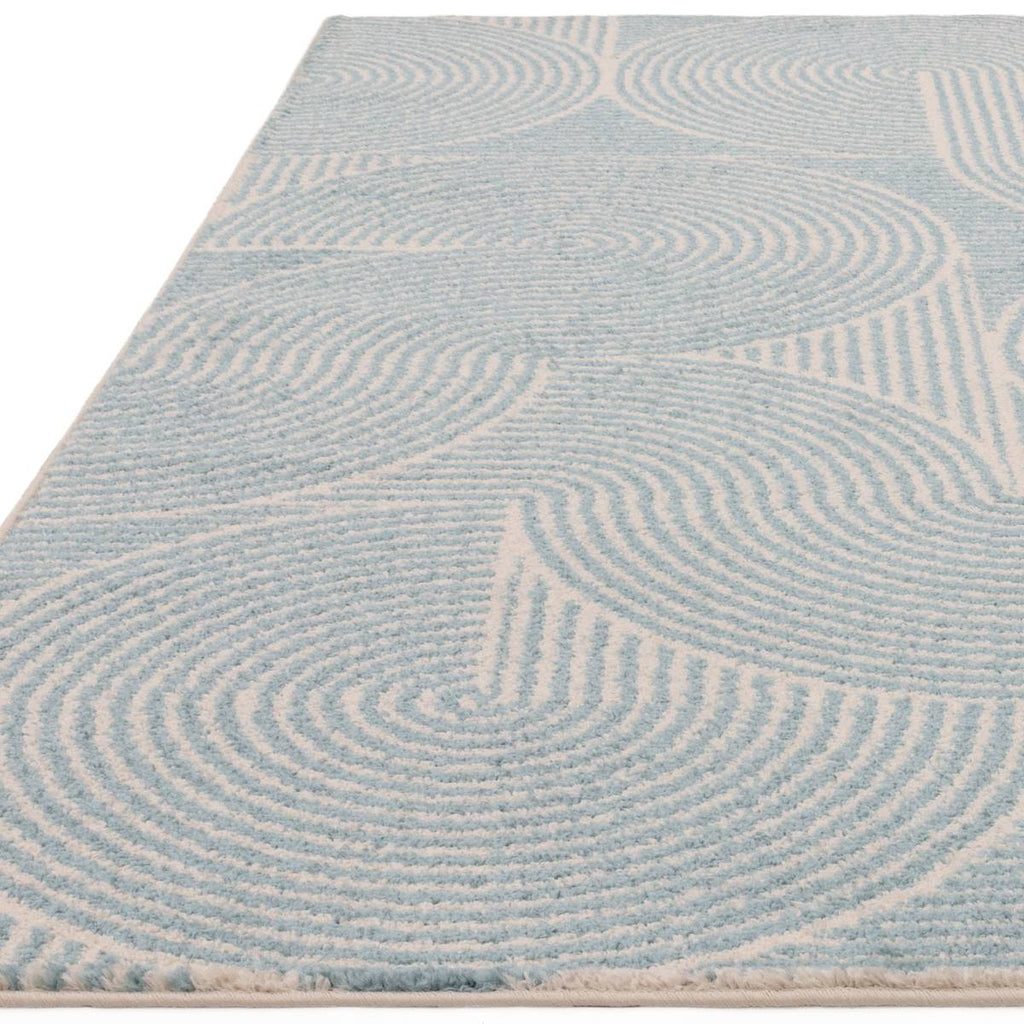 Muse Blue Swirl Rug
