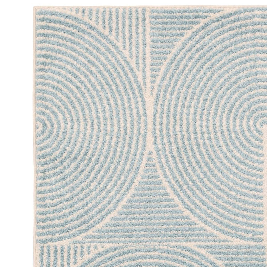 Muse Blue Swirl Rug