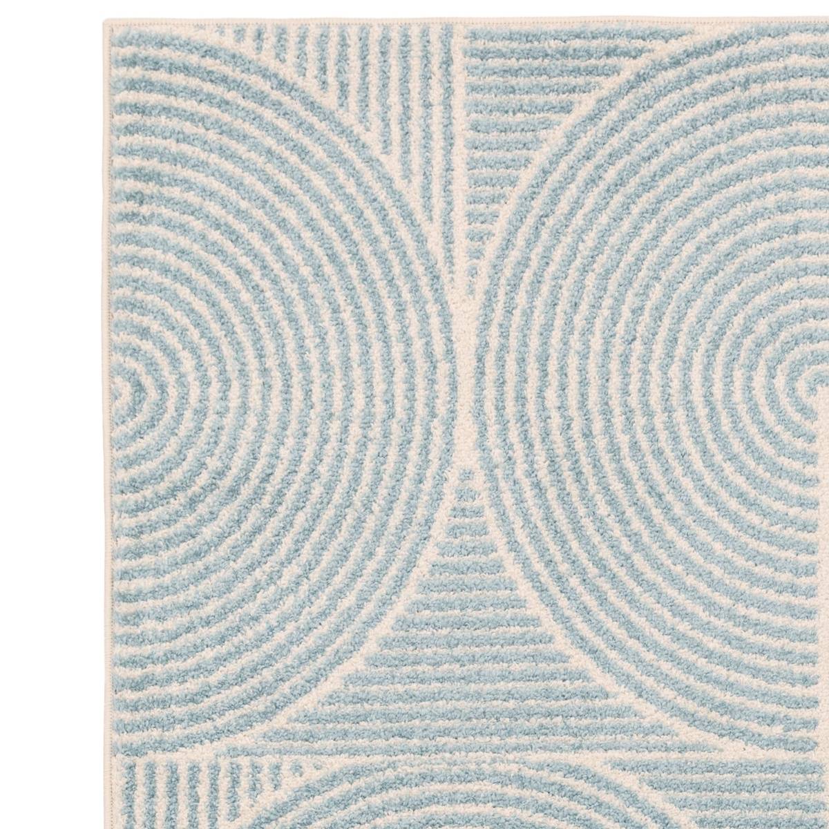 Muse Blue Swirl Rug