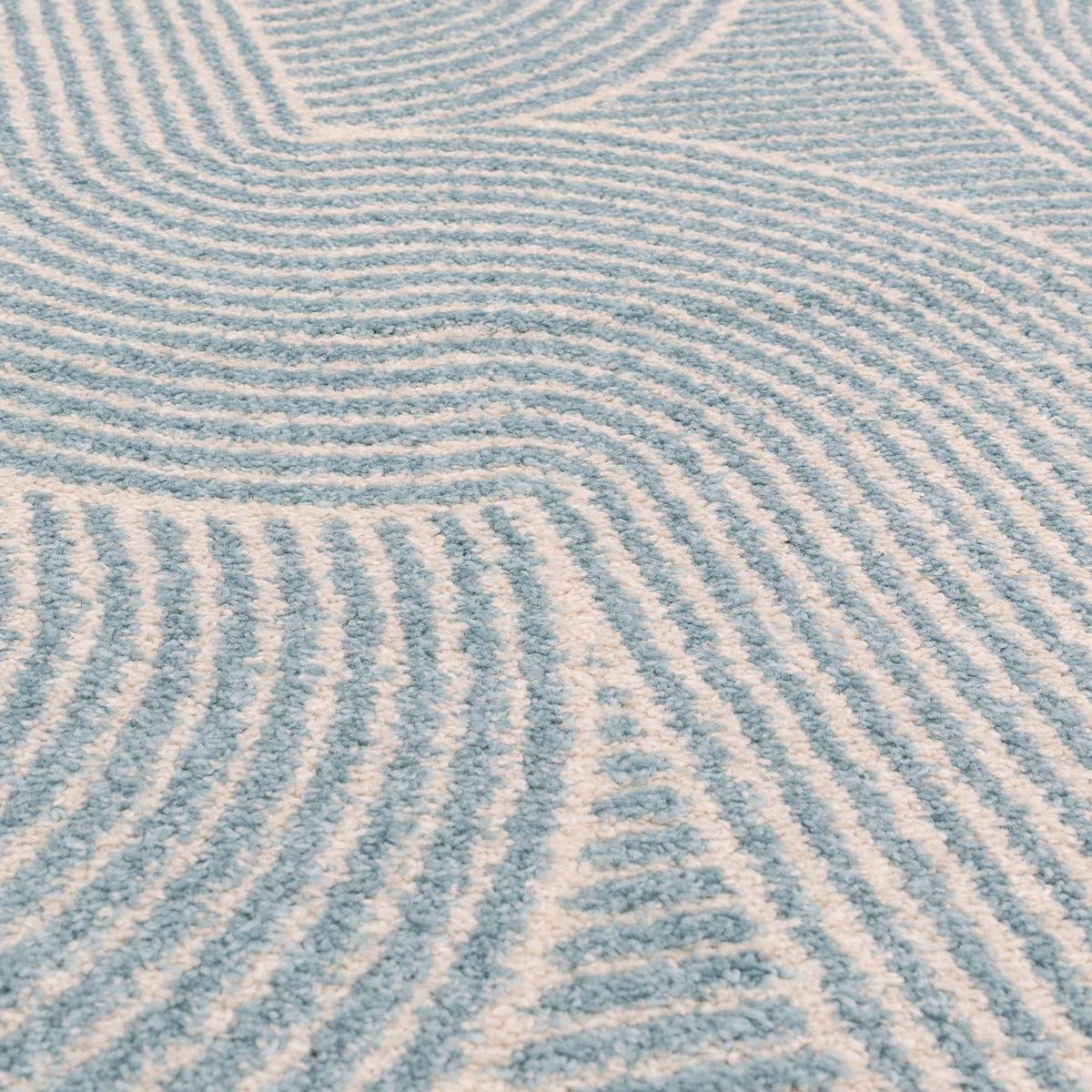 Muse Blue Swirl Rug