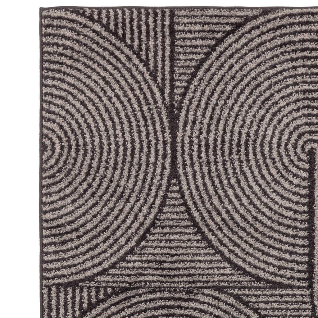 Muse Charcoal Swirl Rug
