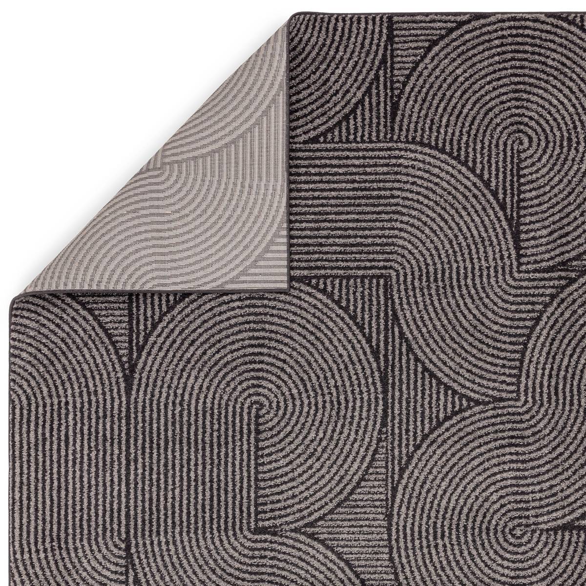 Muse Charcoal Swirl Rug