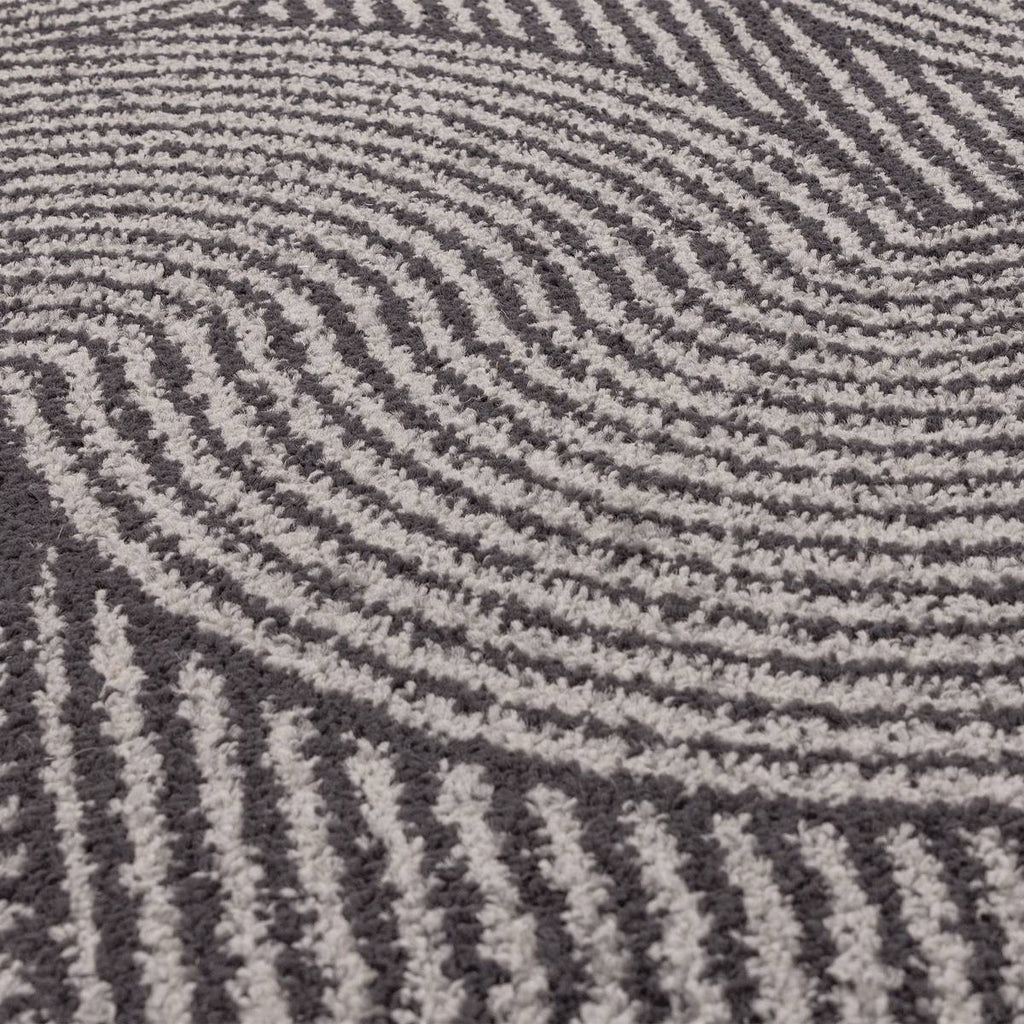 Muse Charcoal Swirl Rug