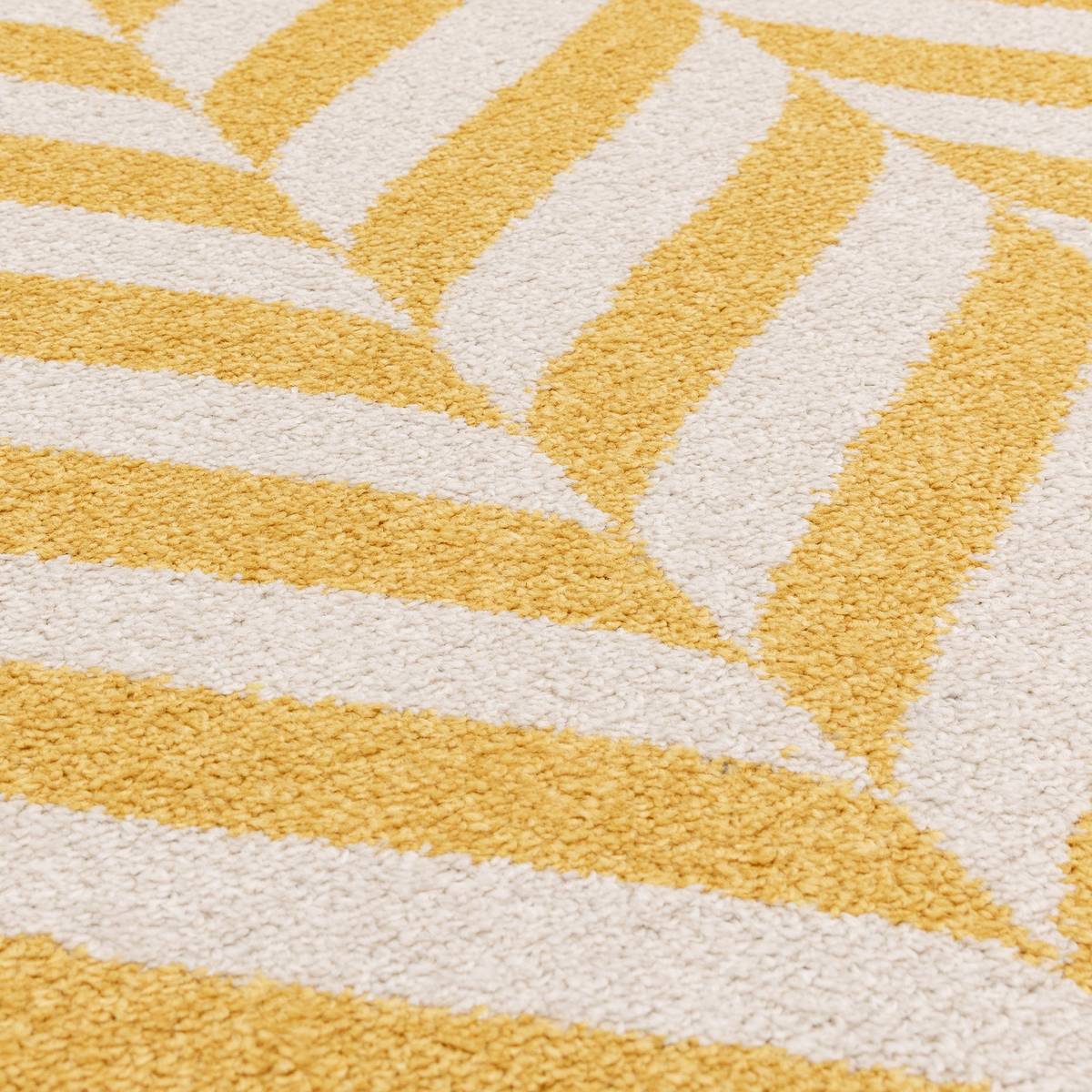 Muse Yellow Chevron Rug