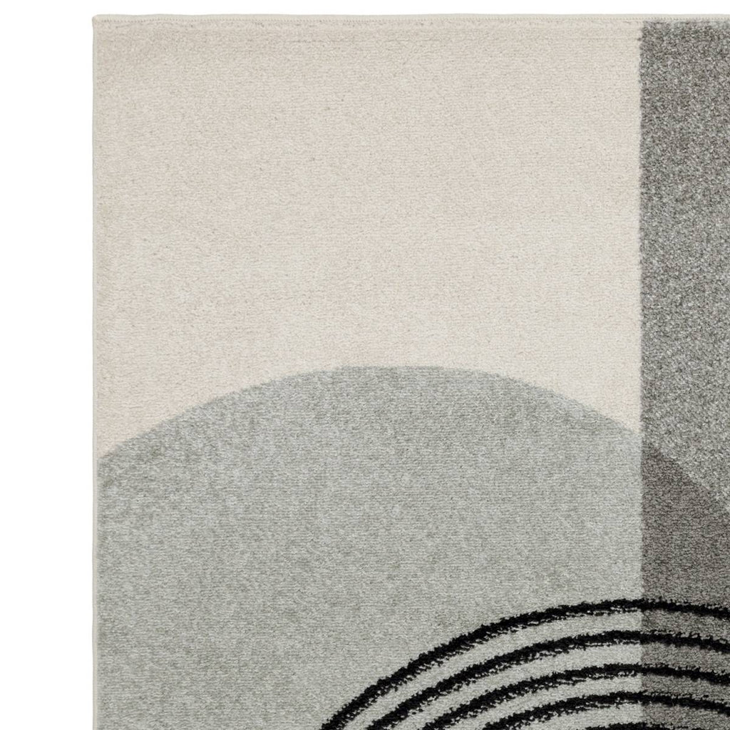 Muse Grey Retro Rug