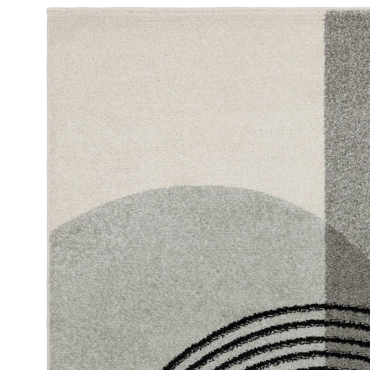 Muse Grey Retro Rug