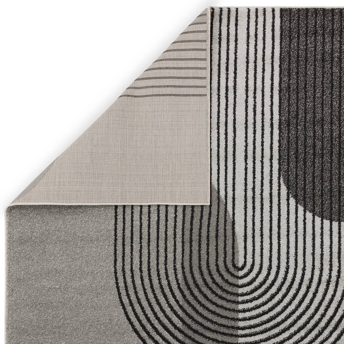 Muse Grey Retro Rug