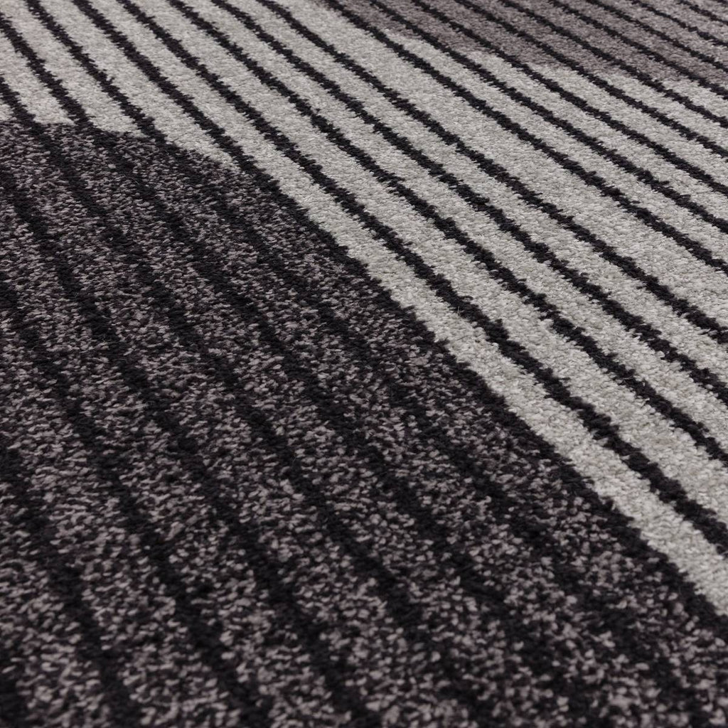 Muse Grey Retro Rug
