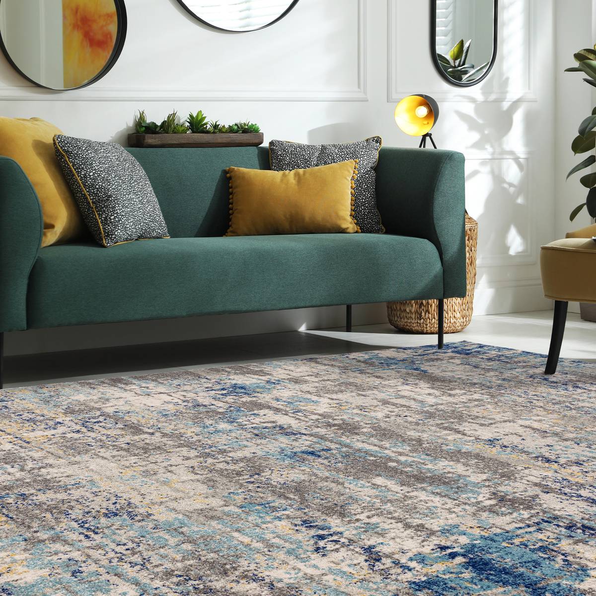 Nova Illusion Blue Rug