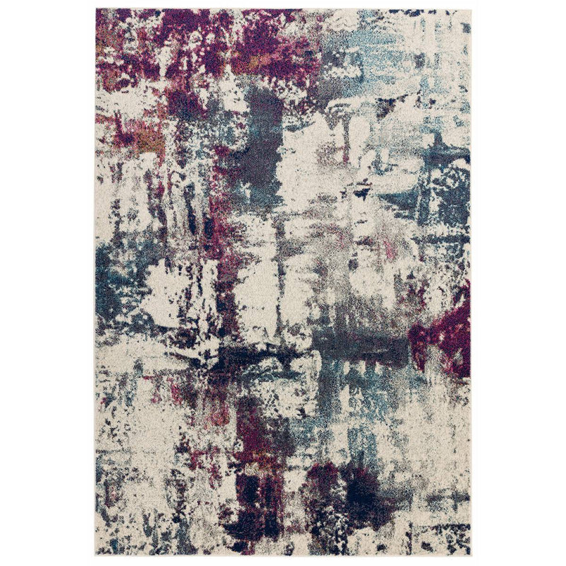 Nova Abstract Navy Multi Rug