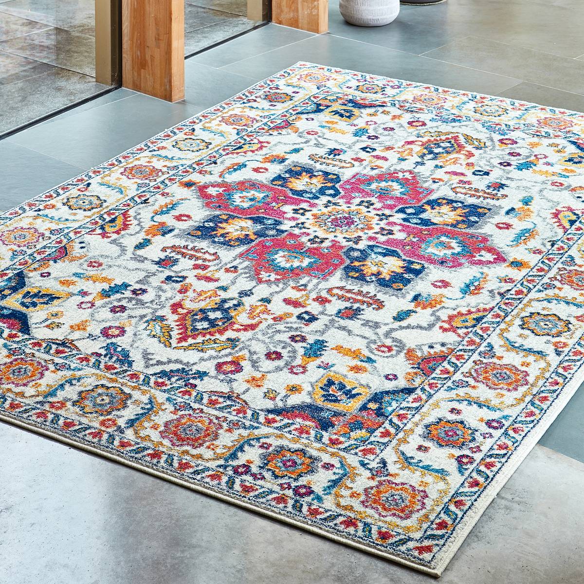 Nova Persian White Multi Rug