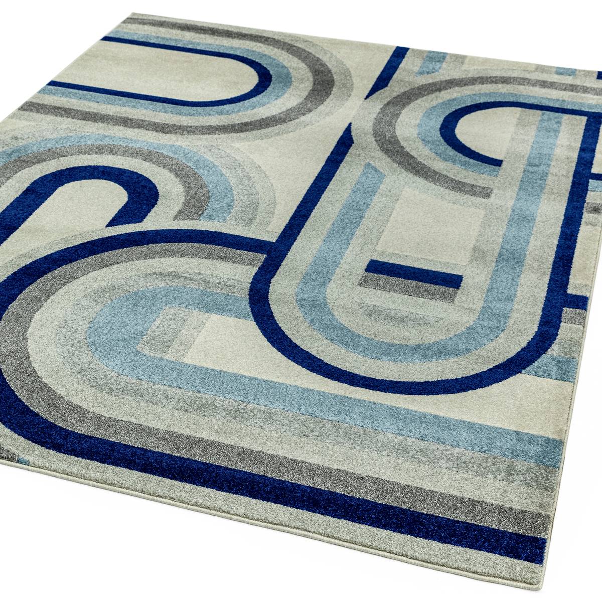 Nova Retro Blue Rug