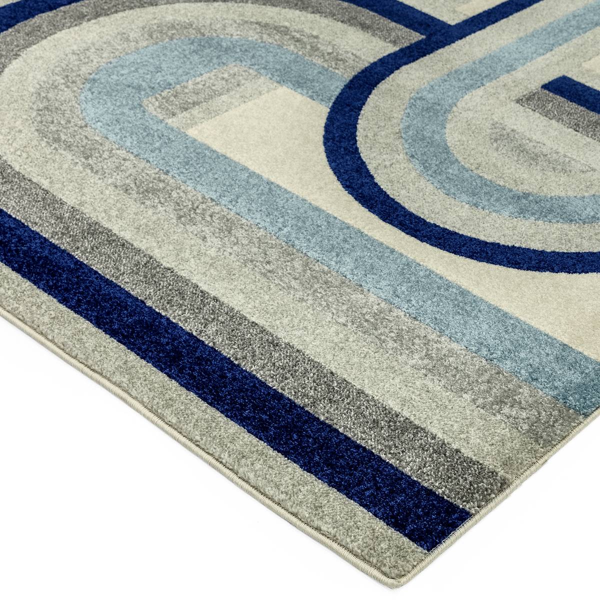Nova Retro Blue Rug