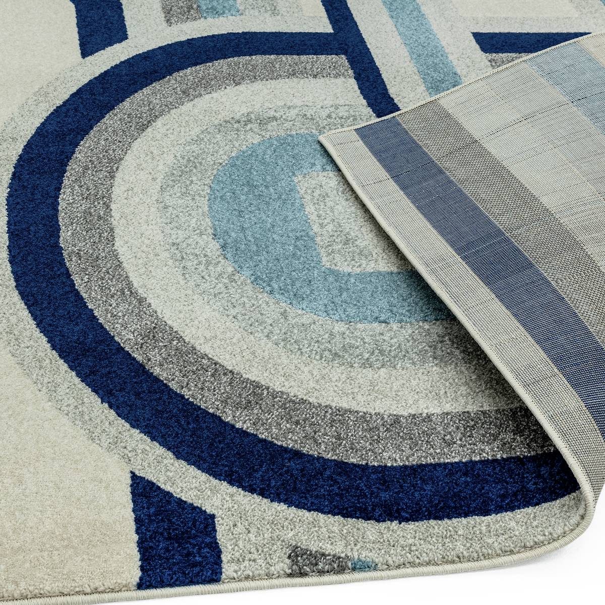 Nova Retro Blue Rug