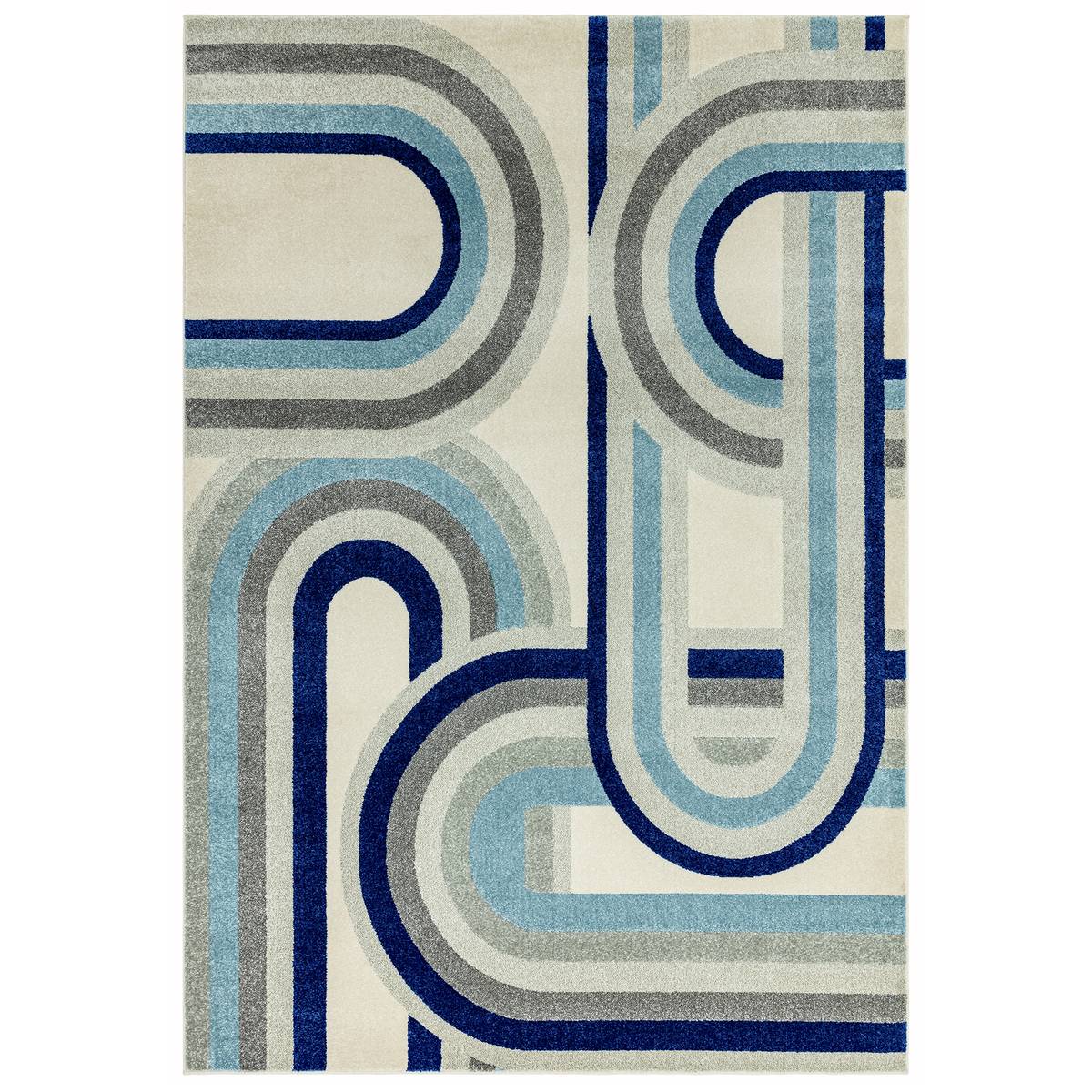 Nova Retro Blue Rug