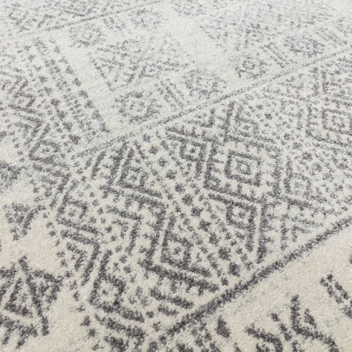 Nova Tribal Grey Rug