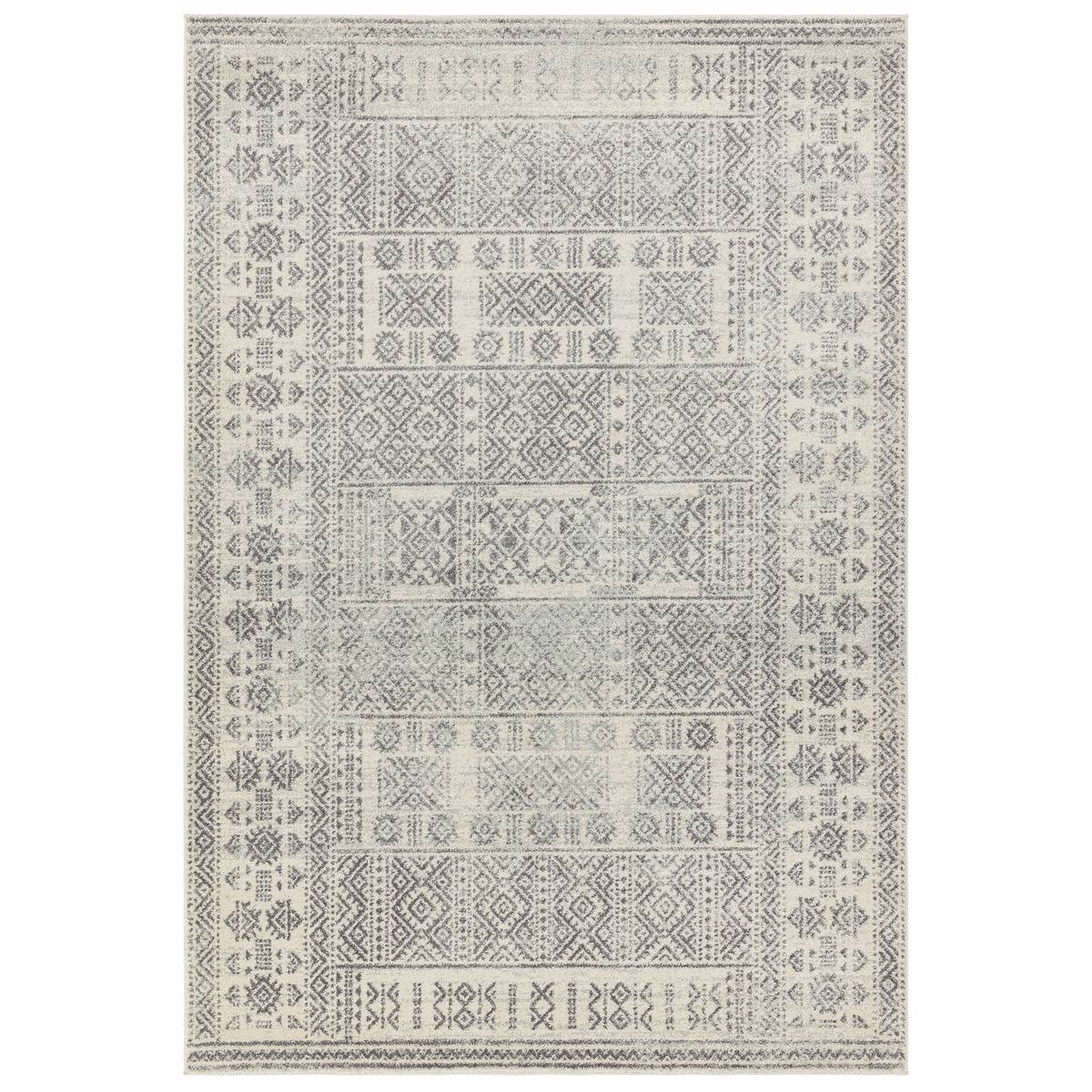Nova Tribal Grey Rug