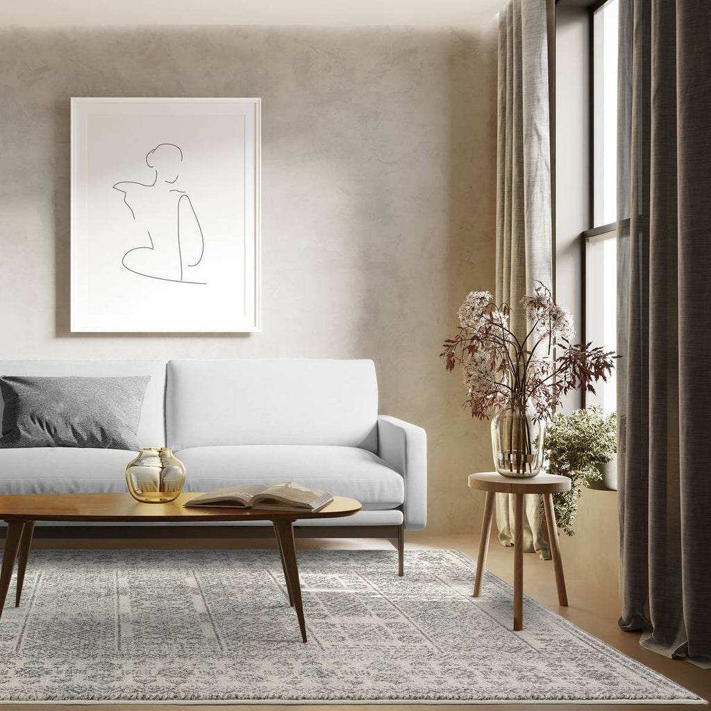 Nova Tribal Grey Rug