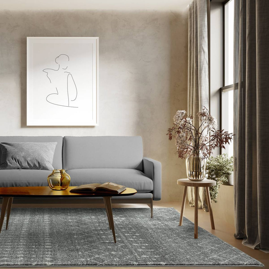 Nova Dark Grey Rug