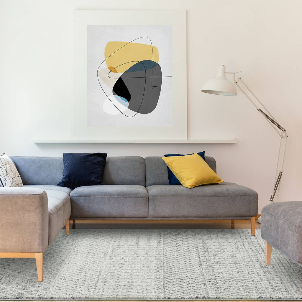 Nova Aztec Grey Rug