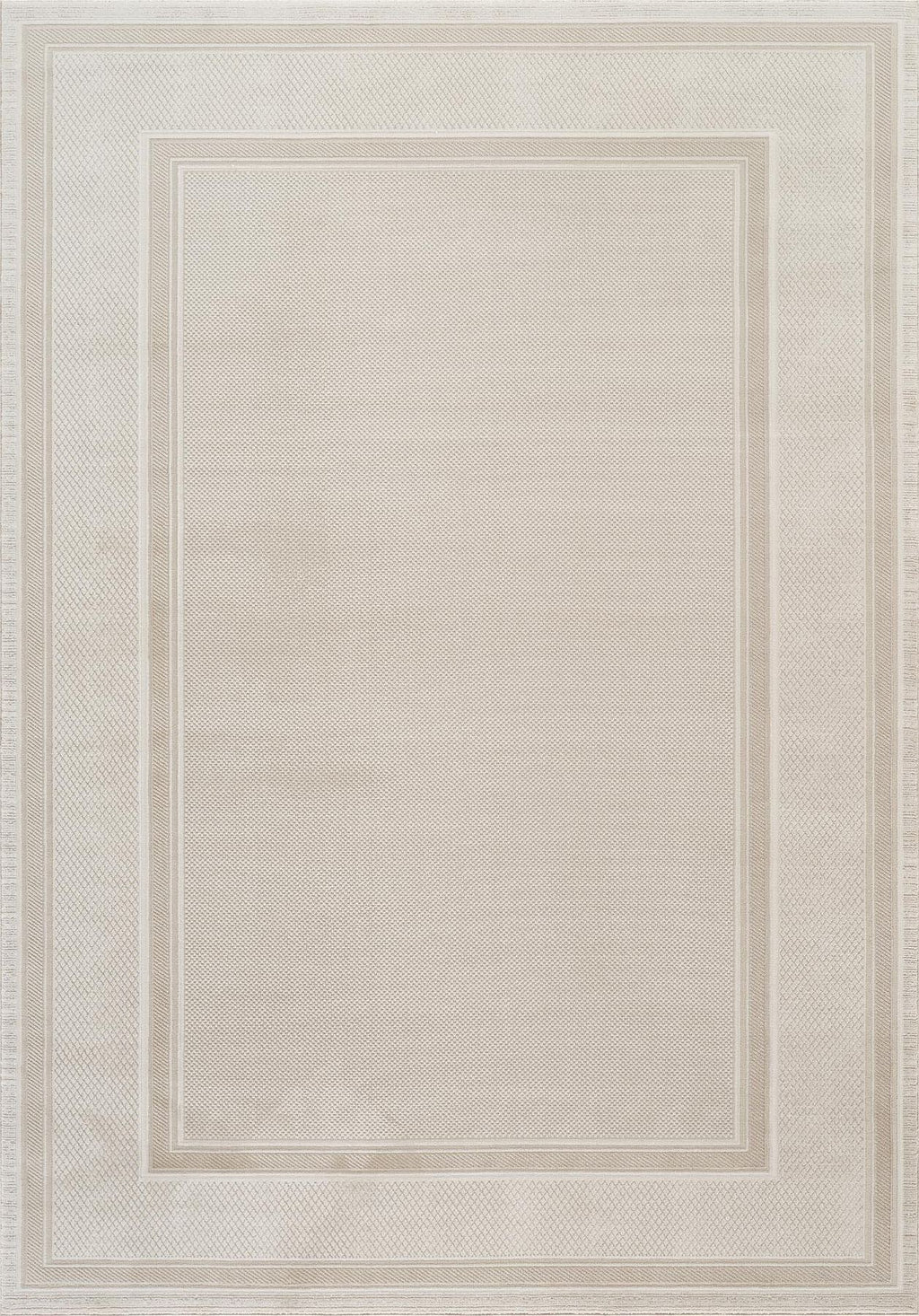 Olivia Border Cream Beige Rug