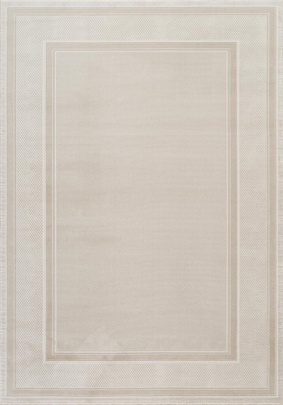 Olivia Border Cream Beige Rug