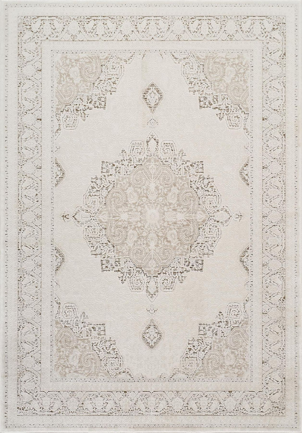 Olivia Medallion Khaki Rug