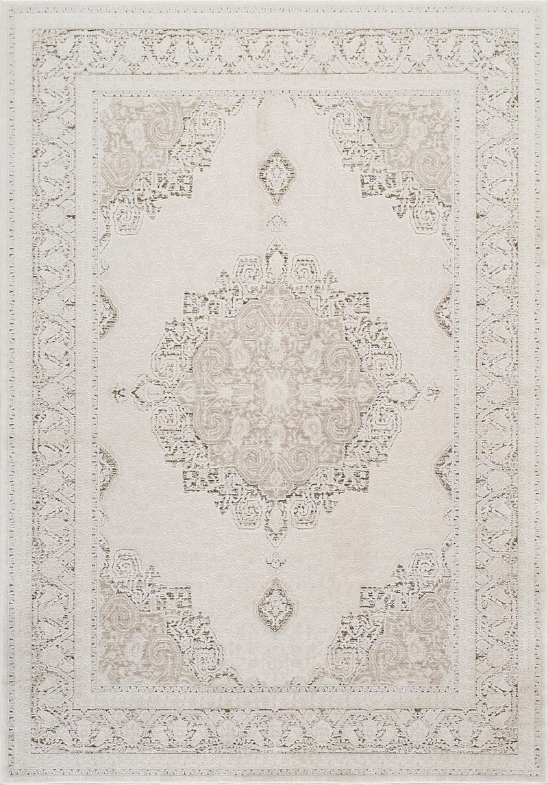 Olivia Medallion Khaki Rug