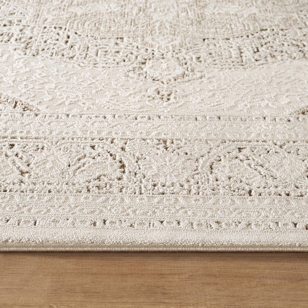 Olivia Medallion Khaki Rug