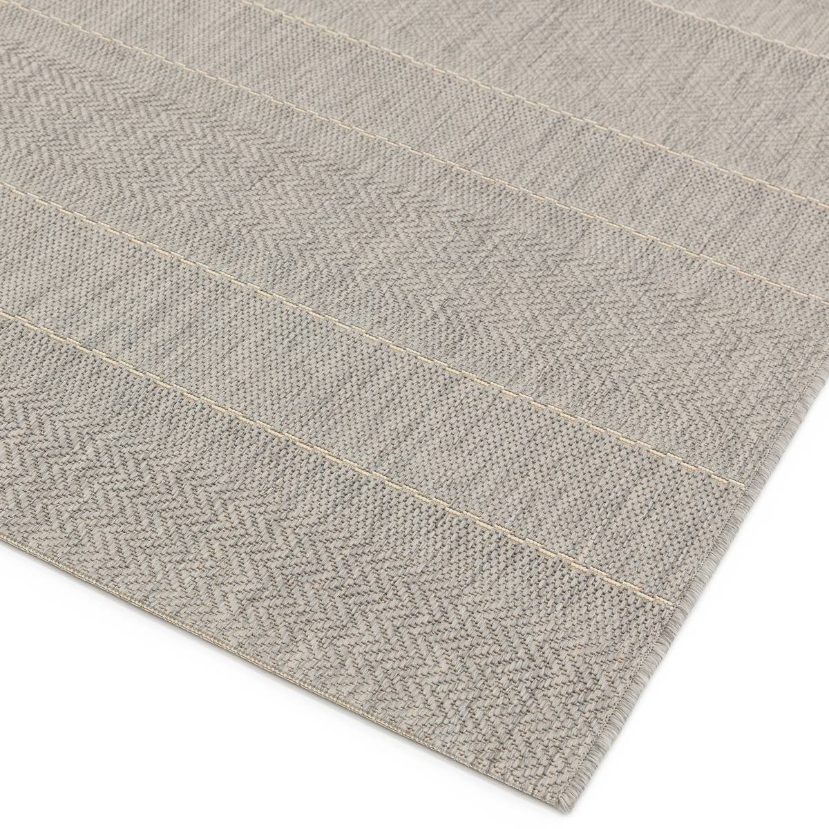 Patio Beige Stripe Rug