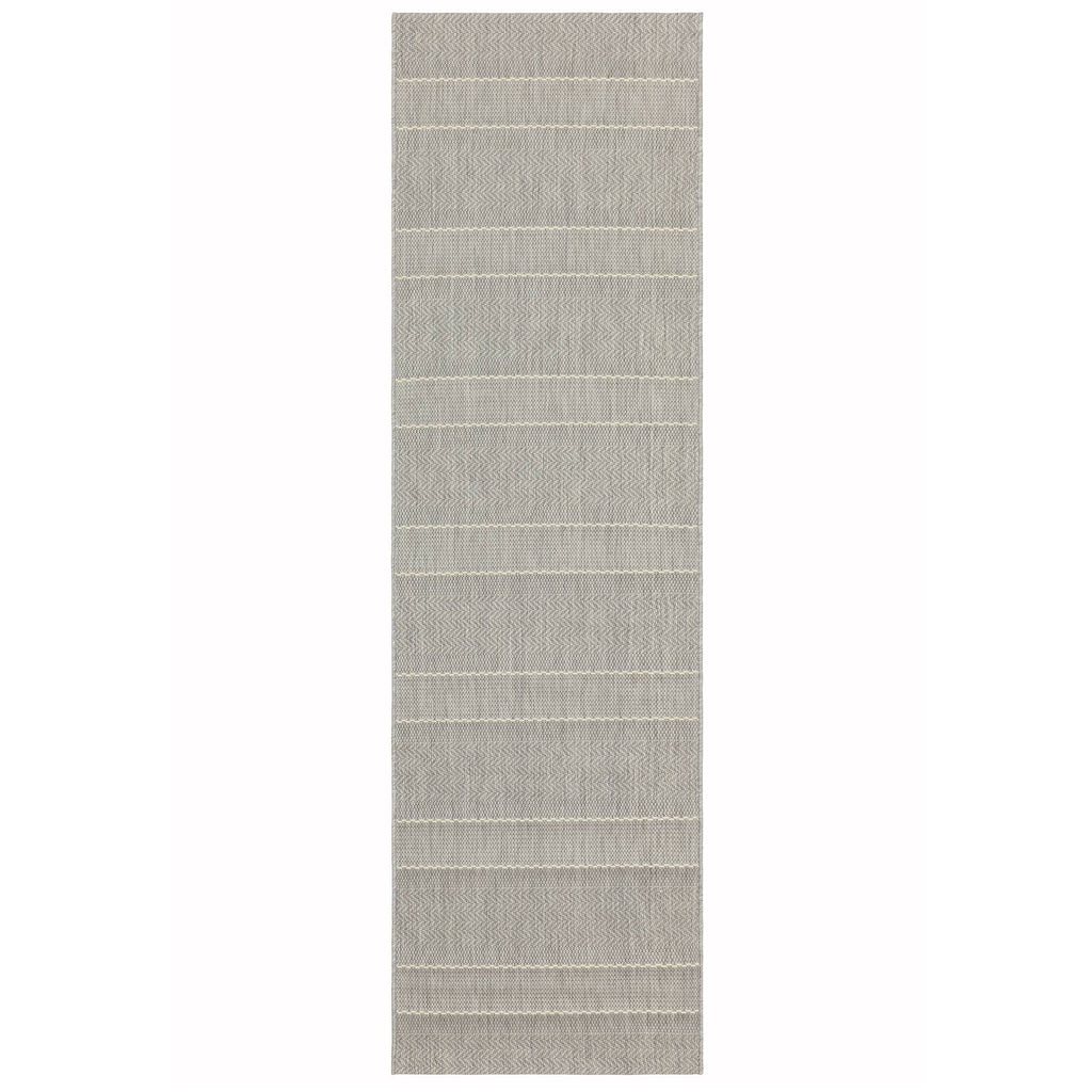 Patio Beige Stripe Rug