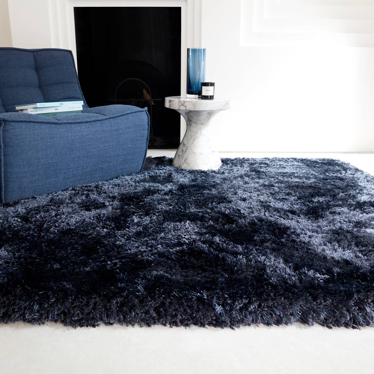 Plush Navy Rug
