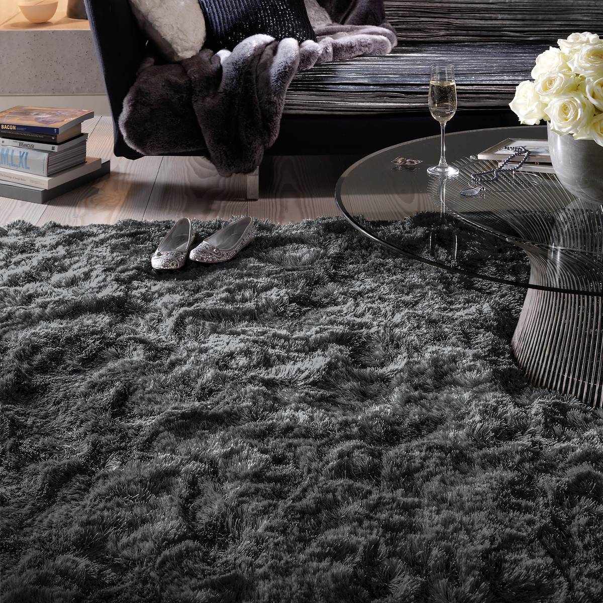 Plush Slate Rug