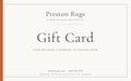 Preston Rugs Gift Card
