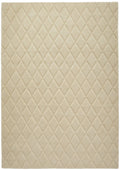 Priory Diamonds Ivory Wool Rug