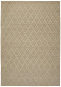 Priory Diamonds Taupe Wool Rug
