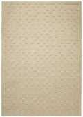 Priory Squares Beige Wool Rug