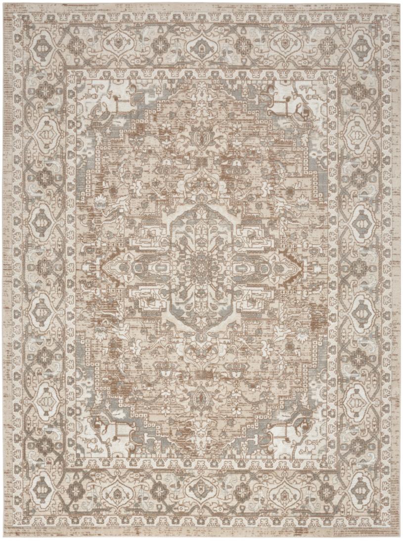 Quarry Medallion Beige Rug