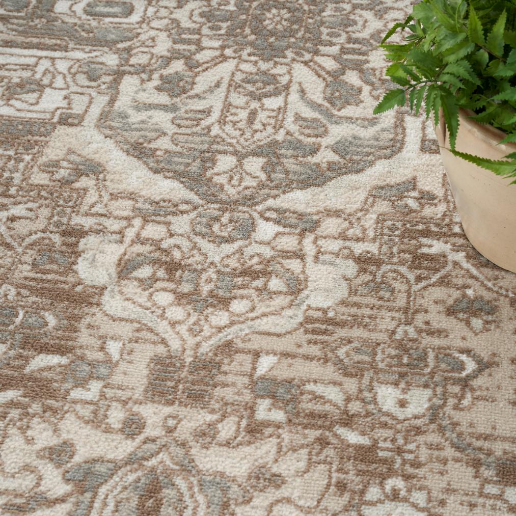 Quarry Medallion Beige Rug