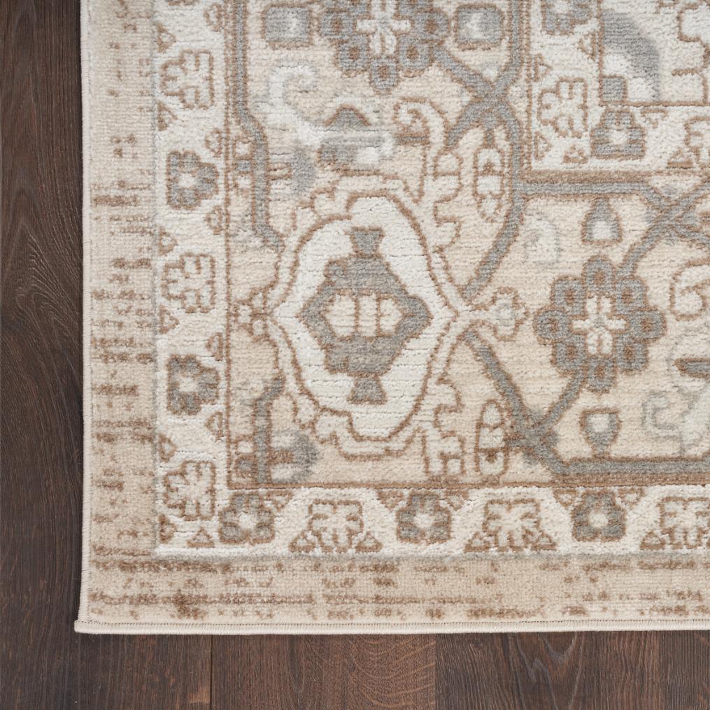 Quarry Medallion Beige Rug