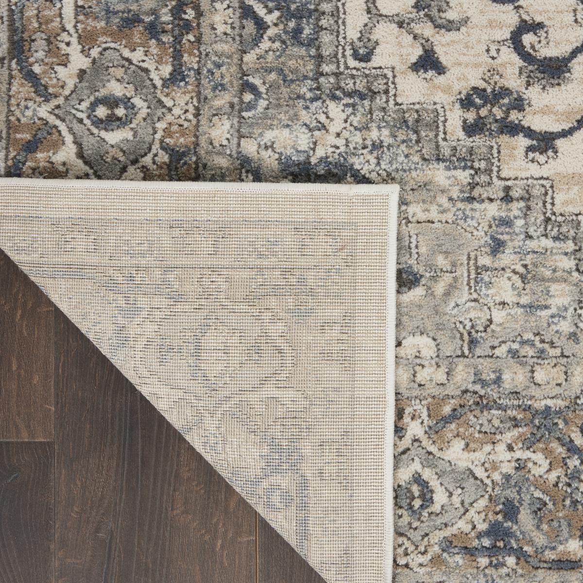Quarry Medallion Ivory Grey Rug